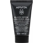 Apivita Black Детокс-гель для обличчя та очей для шкіри, схильної до акне, 50 мл: ціни та характеристики