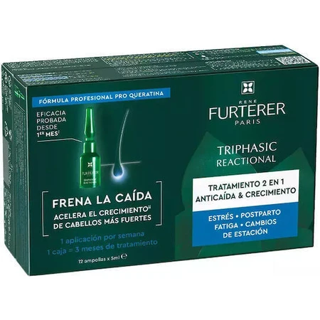 Rene Furterer Triphasic Triphasic Reaccional Anti-hair Loss Hair ампулы против выпадения волос 12x5 мл: цены и характеристики