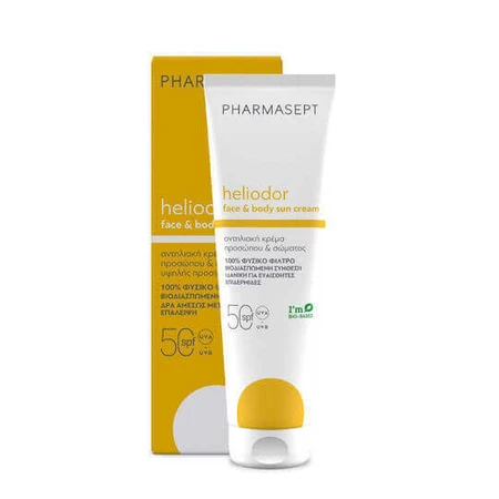 Pharmasept Heliodor Гелиодор Солнцезащитный крем для лица и тела SPF50 150 мл: цены и характеристики