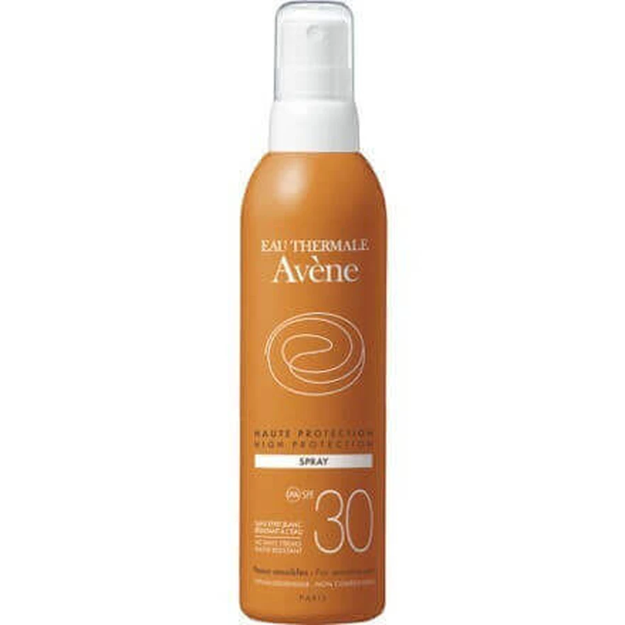 Eau Thermale Avène Soins Solaires Сонцезахисний крем для обличчя та тіла SPF30+ Спрей 200мл: ціни та характеристики