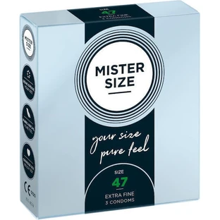 Mister Size Extra Fine Size 47mm Пресервант 3шт
