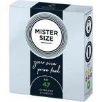 Mister Size Extra Fine Size 47mm Пресервант 3шт: ціни та характеристики