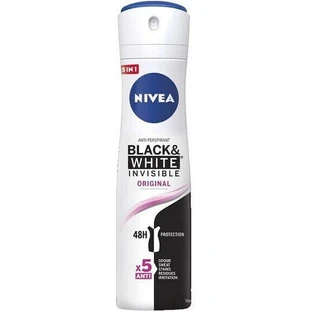 Дезодорант-спрей Nivea Black & White Invisible Original Deodorant 48h Дезодорант-спрей 150 мл