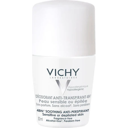 Vichy Заспокійливий для чутливої та депілірованої шкіри Дезодорант 48h Roll-On 50мл: ціни та характеристики