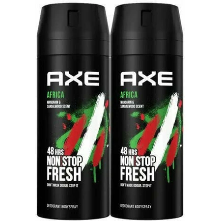 Axe Africa Non Stop Fresh Deodorant 48h Spray 2x150ml: цены и характеристики
