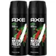 Axe Africa Non Stop Fresh Deodorant 48h Spray 2x150ml