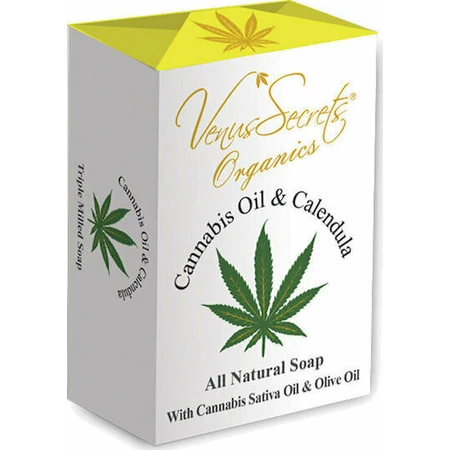 Venus Secrets Мыло для тела с маслом каннабиса и календулы 150 гр.: цены и характеристики