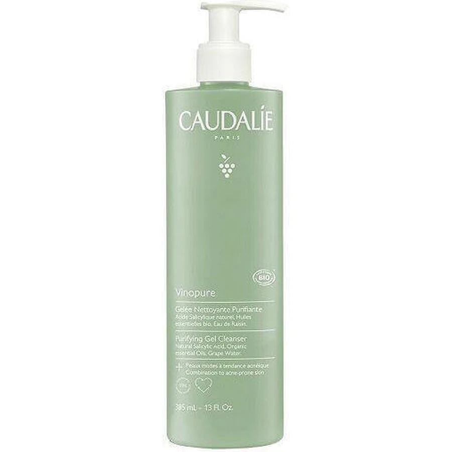 Caudalie Vinopure Гель для обличчя для шкіри, схильної до акне 385мл: ціни та характеристики