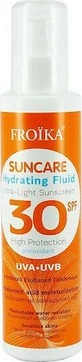 Флюїдний зволожуючий сонцезахисний лосьйон для тіла Froika Fluid SPF30 250мл