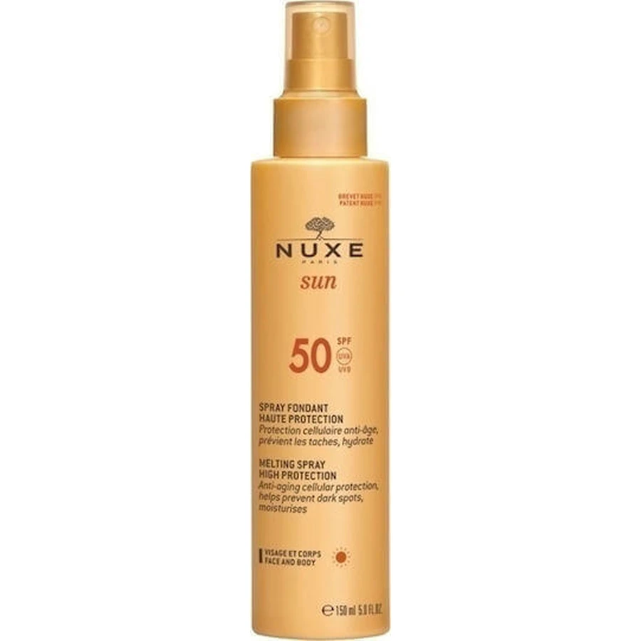 Nuxe Sun Delicious Водостійкий сонцезахисний крем для обличчя та тіла SPF50 150 мл: ціни та характеристики