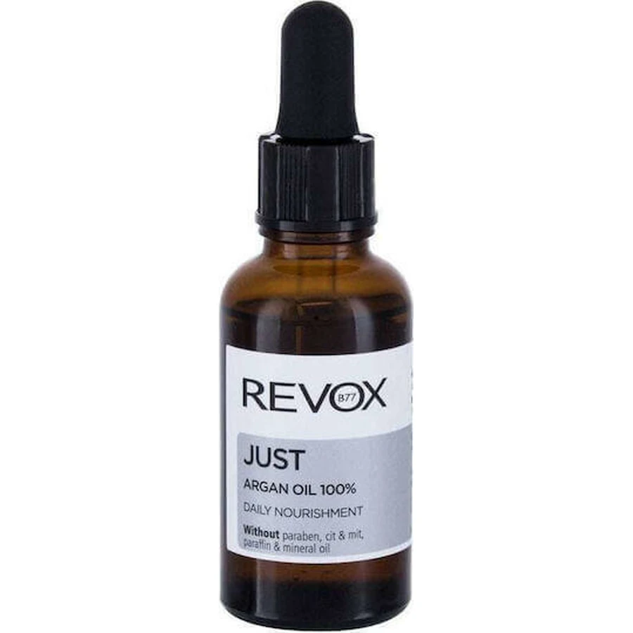 Revox Just Argan Oil 100% зволожуюча олія для обличчя з аргановою олією 30 мл: ціни та характеристики