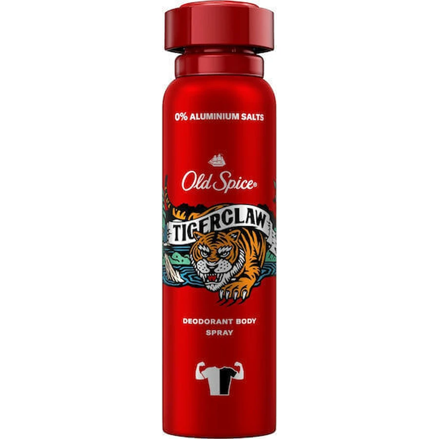 Дезодорант-спрей для тіла Old Spice Tigerclaw Дезодорант-спрей без алюмінію 150 мл: ціни та характеристики