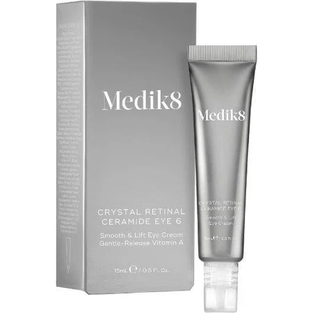Крем для шкіри навколо очей Medik8 Crystal Retinal Ceramide 6 проти зморшок з ретинолом 15 мл: ціни та характеристики