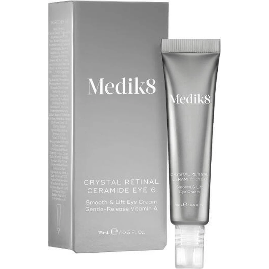 Крем для шкіри навколо очей Medik8 Crystal Retinal Ceramide 6 проти зморшок з ретинолом 15 мл: ціни та характеристики