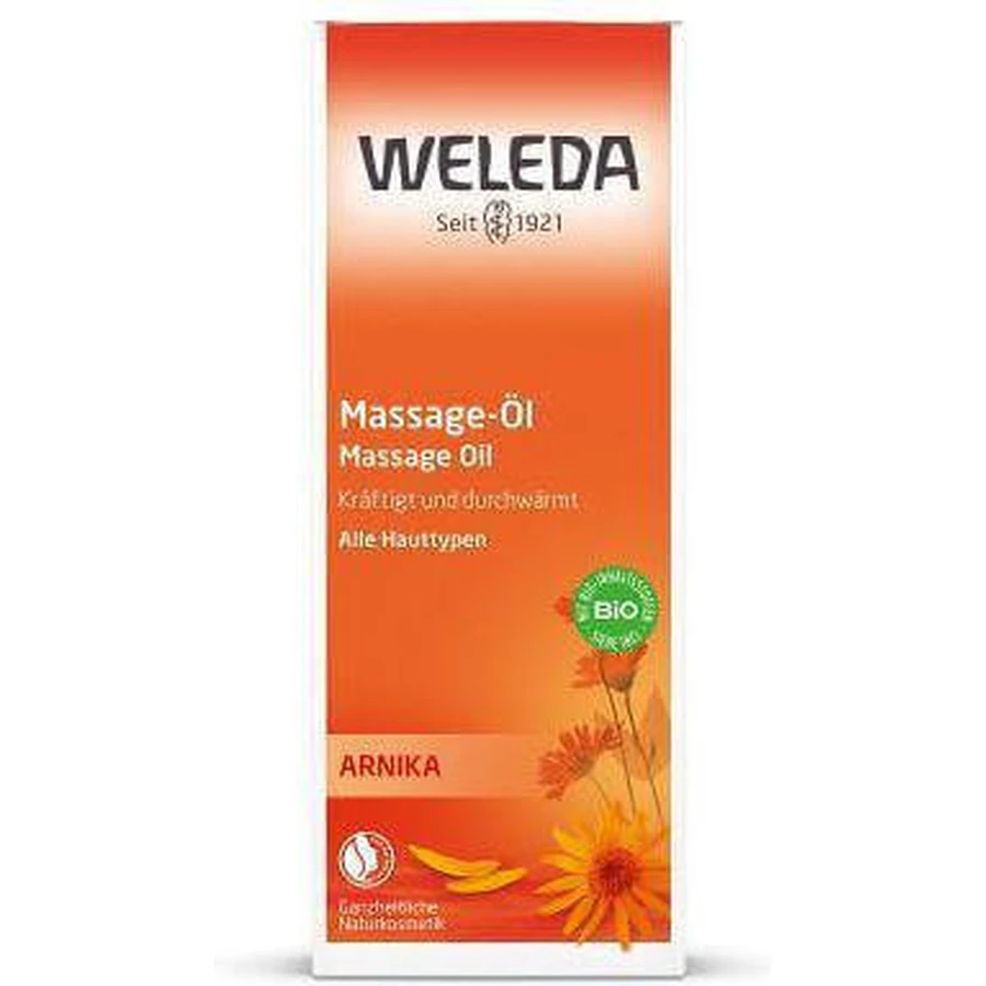 Weleda Арнікова масажна олія від синців 100мл: ціни та характеристики