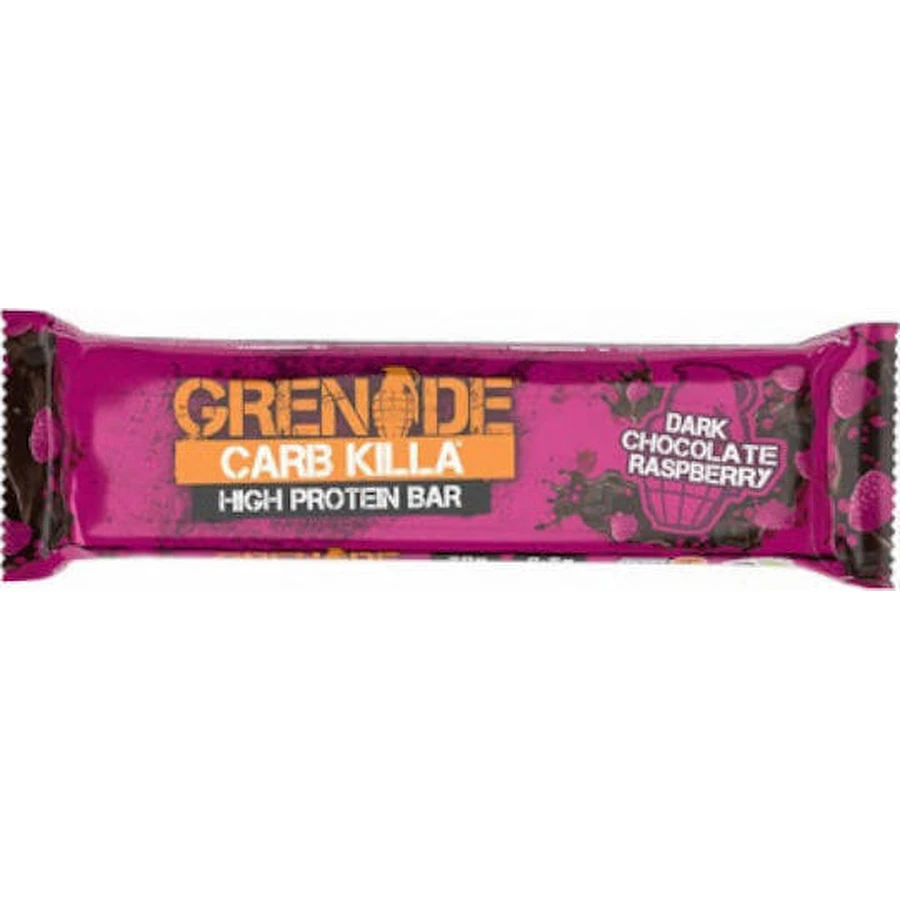 Grenade Carb Killa High Bar з протеїном 20гр та смаком темного шоколаду Малина Малина 60гр: ціни та характеристики