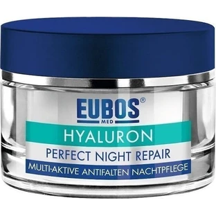Eubos Hyaluron Repair Filler Зволожуючий, антивіковий і тонізуючий нічний крем для обличчя з гіалуроновою кислотою 50 мл