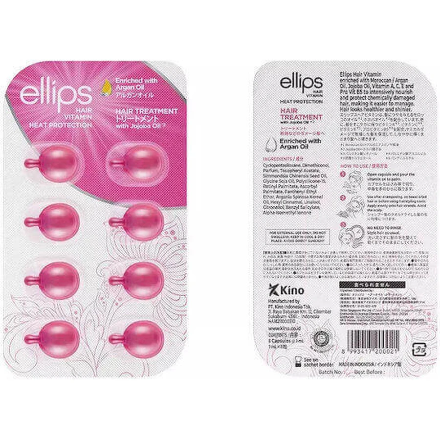 Ellips Pink Hair Repair Ампула для волос 6x1 мл: цены и характеристики