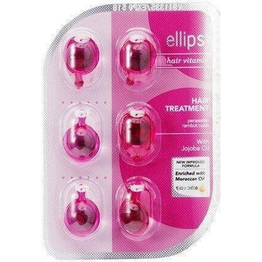 Ellips Pink Hair Repair Ампула для волос 6x1 мл: цены и характеристики
