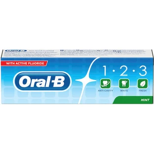 Oral-B 1-2-3 Зубна паста від карієсу 75мл