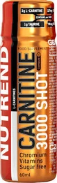 Nutrend Carnitine Shot з карнітином 3000мг та полуничним смаком 60мл