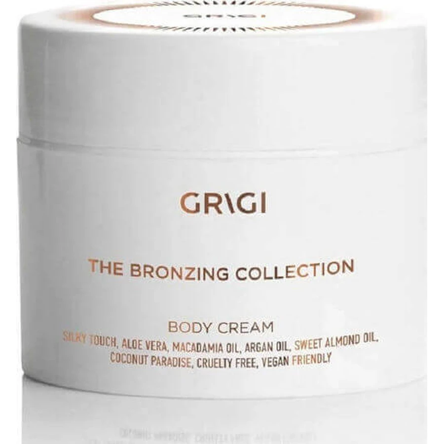 Зволожуючий крем для тіла Grigi The Bronzing Collection з ароматом алое вера та кокосового горіха 200 мл: ціни та характеристики