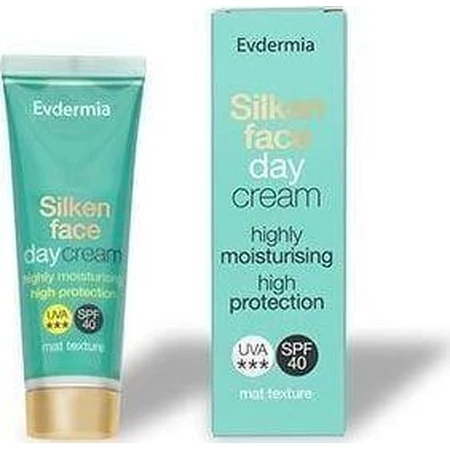 Evdermia Silken Silken Day Cream Сонцезахисний крем для обличчя SPF40 50 мл: ціни та характеристики