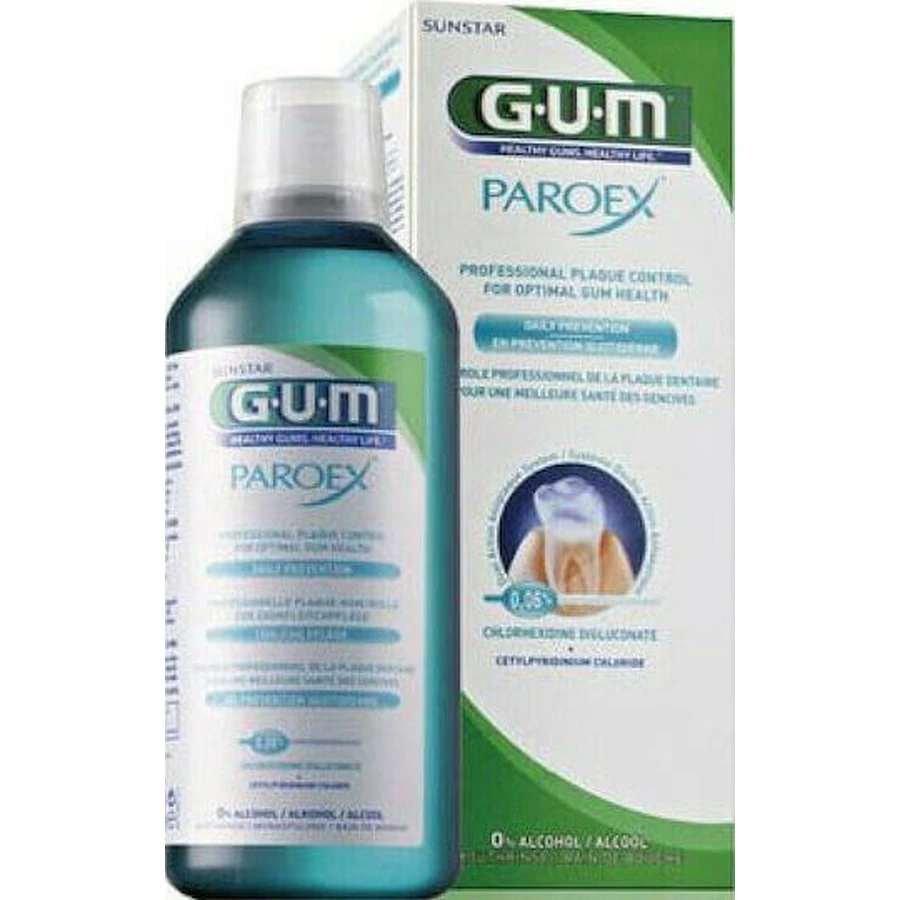 Ополаскиватель для рта GUM Paroex 0,06% CHX: цены и характеристики