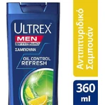 Шампунь проти лупи та випадіння волосся Ultrex Men Oil Control для жирного волосся 360 мл: ціни та характеристики