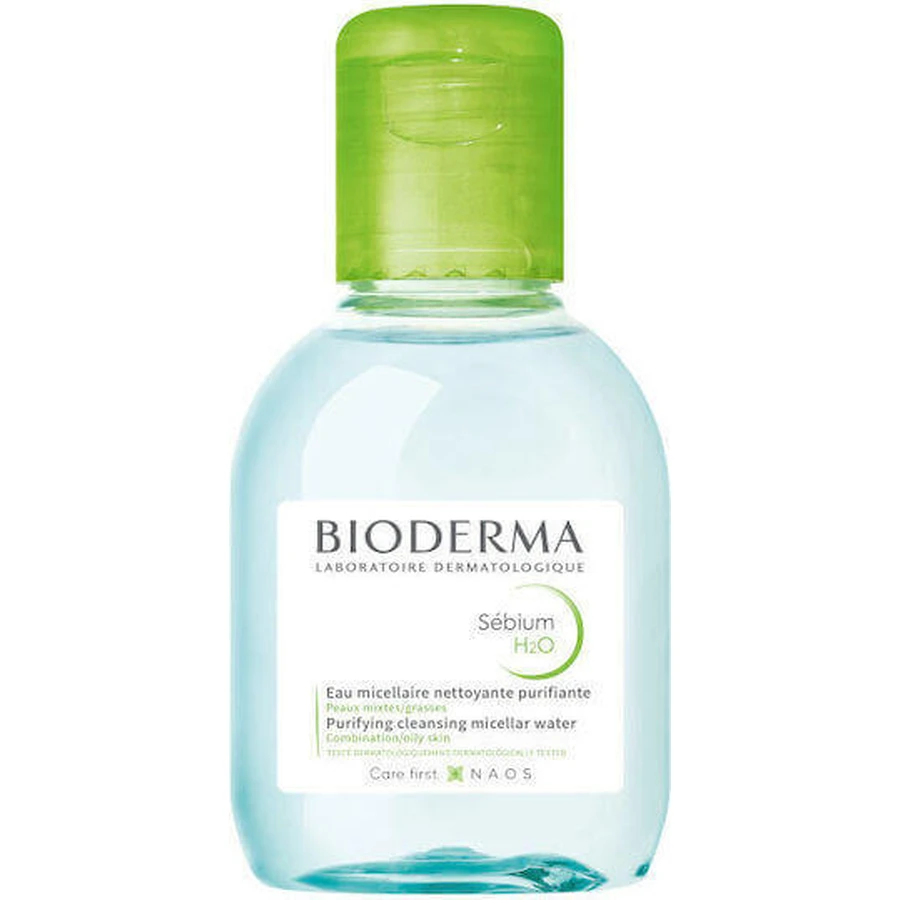 Bioderma Sebium H2Ο Лосьон для снятия макияжа с лица и глаз для кожи, склонной к акне 100 мл: цены и характеристики