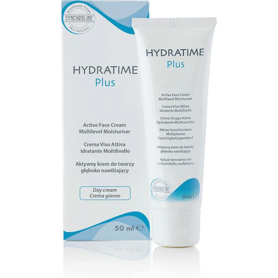 Зволожуючий крем для обличчя Synchroline Hydratime Plus з гіалуроновою кислотою та керамідами 50 мл: ціни та характеристики
