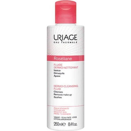 Uriage Roseliane Roseliane Dermo-Cleansing Fluid Emulsion Face & Eyes 250ml Дермоочищуюча емульсія для обличчя та очей: ціни та характеристики