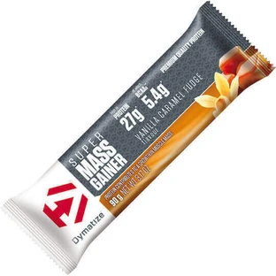 Dymatize Super Mass Gainer Батончик з протеїном 28г та ванільно-карамельною помадкою 90г зі смаком ванільної карамелі