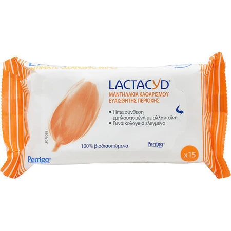 Інтимні серветки Lactacyd 15шт: ціни та характеристики