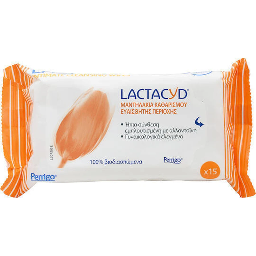 Інтимні серветки Lactacyd 15шт: ціни та характеристики