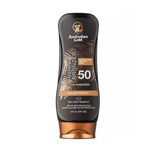 Australian Gold Instant Bronzer Водостойкий солнцезащитный лосьон для тела SPF50 237 мл