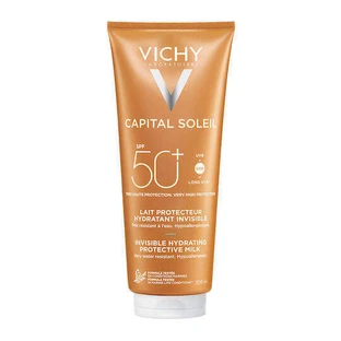 Vichy Capital Soleil Свіже зволожуюче молочко Водостійкий сонцезахисний крем для обличчя та тіла SPF50 300мл