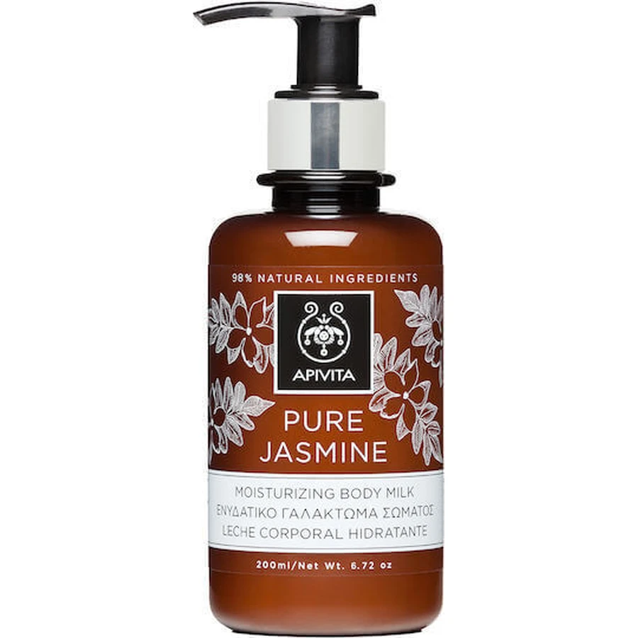 Apivita Pure Jasmine Увлажняющее молочко для тела с гиалуроновой кислотой и ароматом жасмина 200 мл: цены и характеристики