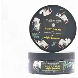 Blue Scents Ночной жасминовый увлажняющий крем для тела с алоэ вера и ароматом жасмина для всех типов кожи 210 мл