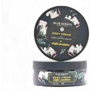 Blue Scents Ночной жасминовый увлажняющий крем для тела с алоэ вера и ароматом жасмина для всех типов кожи 210 мл
