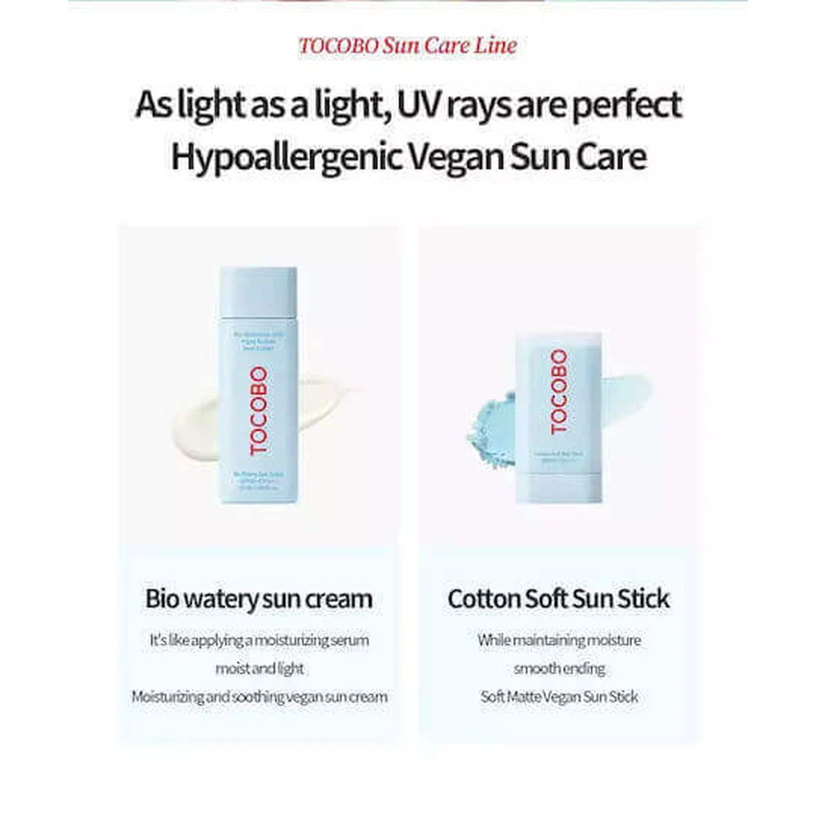 Сонцезахисний крем для обличчя Tocobo Cotton Cotton Soft Face SPF50 19гр: ціни та характеристики