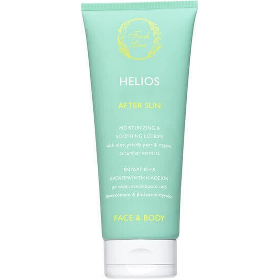 Fresh Line Helios Гелиос Увлажняющий и успокаивающий лосьон после солнца для лица и тела 200 мл: цены и характеристики