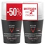 Дезодорант-антиперспірант Vichy Homme Extreme Deodorant Control 72h Roll-On Set, роликовий, 50 мл, 2 шт.