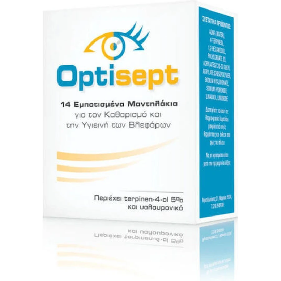 Allergan Optisept Eyelid Pads Wipes 14pcs: цены и характеристики