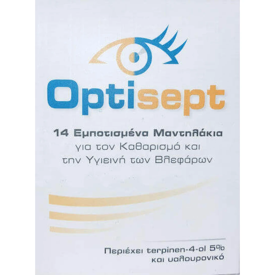 Allergan Optisept Eyelid Pads Wipes 14pcs: цены и характеристики