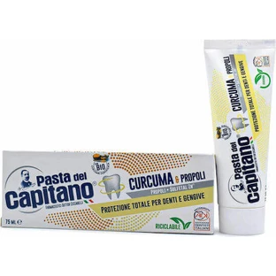 Pasta del Capitano Turmeric & Propolis Total Protection Toothpaste 75ml