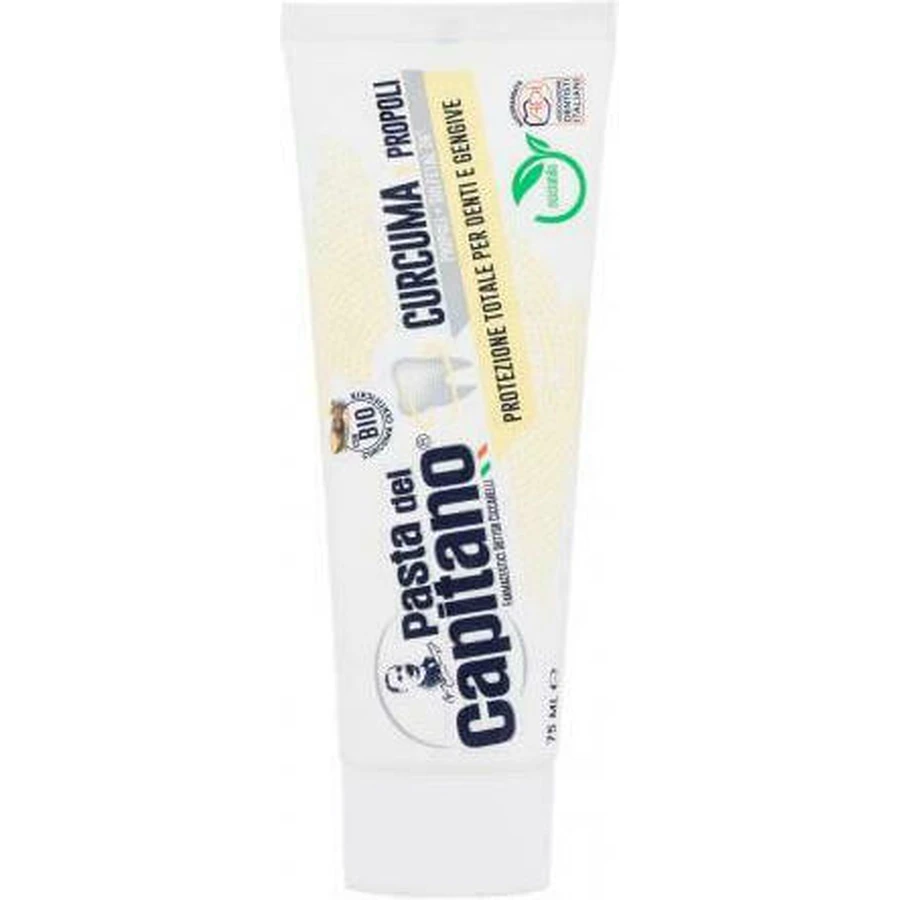 Pasta del Capitano Turmeric & Propolis Total Protection Toothpaste 75ml: цены и характеристики
