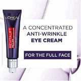 L'Oreal Paris Revitalift Filler Зволожуючий та відновлюючий крем для освітлення шкіри навколо очей з гіалуроновою кислотою 30 мл