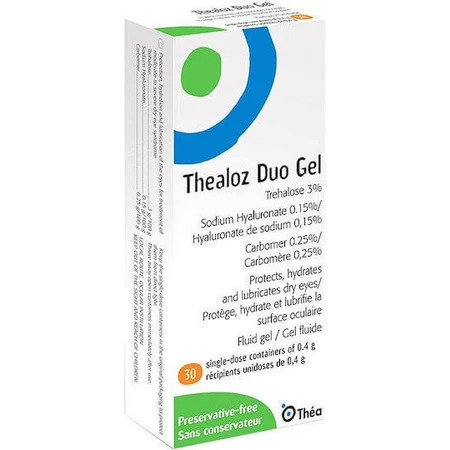 Thea Pharma Hellas Thealoz Duo Глазные капли с гиалуроновой кислотой для сухих глаз 30х0,4 мл: цены и характеристики