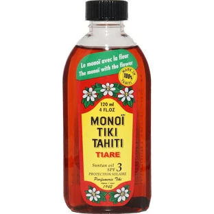 Monoi Tiki Tahiti Monoi Oil Сонцезахисна олія для обличчя та тіла SPF3 120 мл
